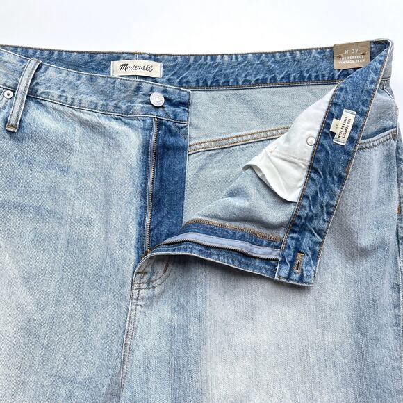 Madewell The Perfect Vintage Jean Size 37 or 24 Light Wash Denim - Picture 5 of 16